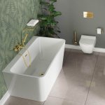 WC závesné Deante ANEMON, rimless, keramika, biele (4)