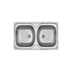 Nerezový dvojdrez Deante TANGO, 800x500 mm, satén