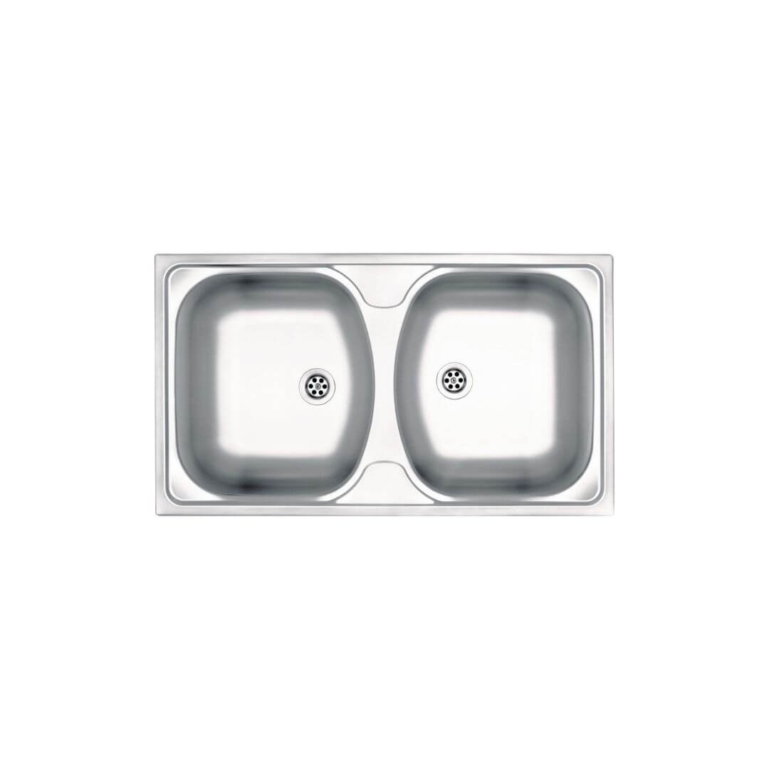 ZMU 3200 Nerezový dvojdrez Deante TECHNO, 790x440 mm, dekor