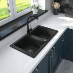 Granitový dvojdrez Deante ZORBA, 780x435 mm, grafit (1)