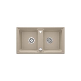 Granitový dvojdrez Deante ZORBA, 780x435 mm, piesok