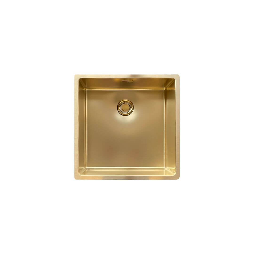 NEW YORK 40x40 Gold Nerezový drez Reginox NEW YORK, 400x400 mm, gold