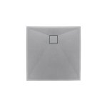 Granitová sprchová vanička Deante CORREO, 900x900mm, metalická šedá