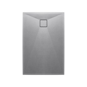 Granitová sprchová vanička Deante CORREO, 1200x900mm, metalická šedá