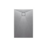 Granitová sprchová vanička Deante CORREO, 1000x900mm, metalická šedá