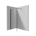 Sprchová zástena walk-in Deante KERRIA PLUS, 800x1980 mm, nero (1)