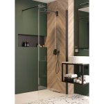 Sprchová zástena walk-in Deante KERRIA PLUS, 800x1980 mm, nero (3)