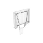Sklopné sedátko Deante VITAL, nosnosť 150kg, polotransparentné (1)