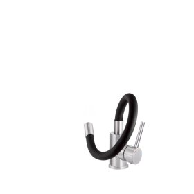 Batéria drezová Neo LUNO, stojanková, flexi výtok, čierna/chróm (1)