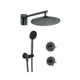 Sprchový set Deante TEMISTO, podomietkový, nero