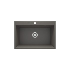 Granitový drez Deante ERIDAN, 700×520 mm, antracit