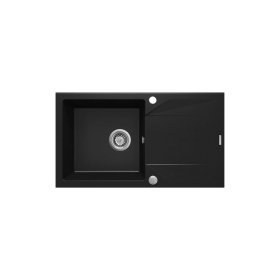 Granitový drez Deante EVORA, 780×440 mm, nero