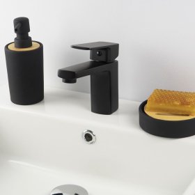 Batéria umývadlová Neo MARO, stojanková, nero (1)