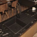 Granitový drez Deante MOMI, 780x500 mm, nero (1)