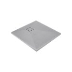 Granitová sprchová vanička Deante CORREO, 800x800mm, metalická šedá